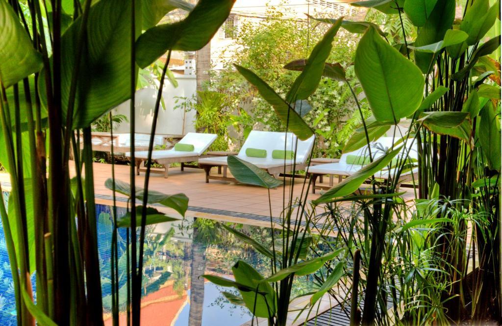 Villa Langka Hotel & Restaurant Phnom Penh Quarto foto